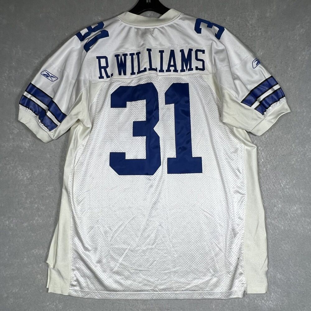 Reebok NFL Dallas Cowboys Roy Williams #31 White Football Jersey XL Men’s Sz 56